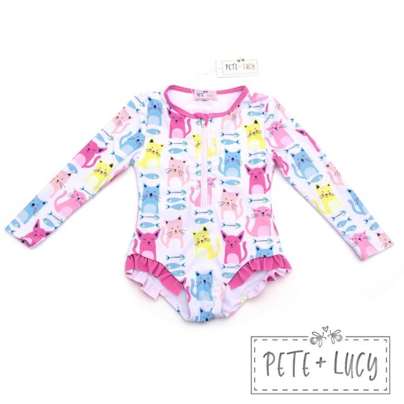 I Love Cats 1 pc. Swimsuit